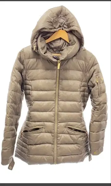 MICHAEL KORS 후드 부착 다운 자켓 M 사이즈 베이지