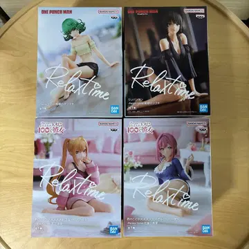 Relax time 피규어 4체 세트