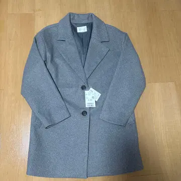 허니즈 체스터 코트 롱 코트 그레이 S