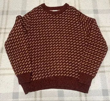 L.L.Bean 바즈아이 니트 스웨터 L 사이즈 브라운