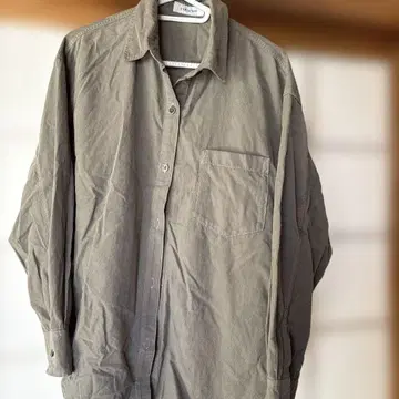 23구 DENIM 그레이 긴팔 셔츠 38 사이즈