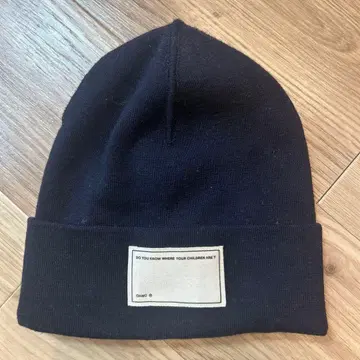 OAMC 니트 모자 네이비