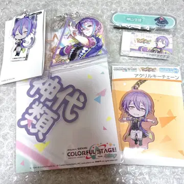 카미시로 루이 아크릴 참 핀 배지 6개 세트