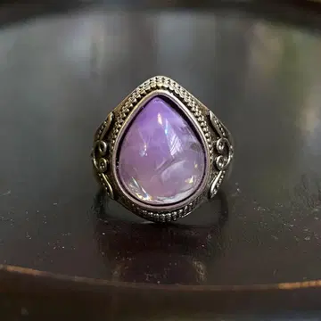빈티지 반지 13호 앤티크 레트로 퍼플 파워스톤 반지