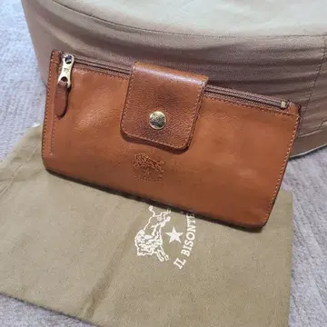 [ 스테디셀러 ] 일비종떼 IL BISONTE 장지갑 오렌지