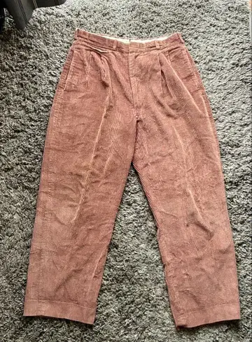 Reminiscence 코듀로이 팬츠 사이즈 32 살몬 핑크