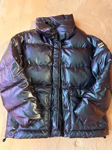 GAP 광택 있는 다운 코트 XXS