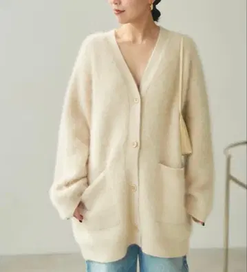 [새상품] Plage 플라주 Fur Midi 가디건