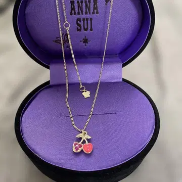 안나수이 ANNA SUI 체리 롱 목걸이 새상품 [ 12 ]