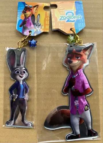 주토피아2 디즈니 스토어 키체인 키링 주디 닉