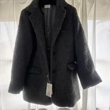 그레이 체스터 코트 M 사이즈