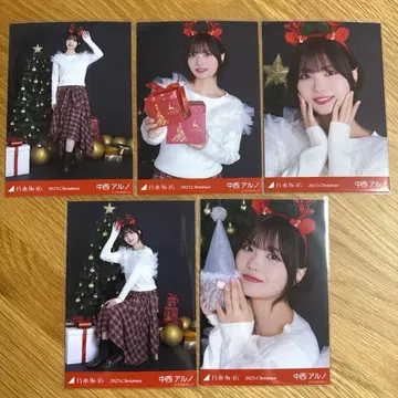 노기자카46 브로마이드 나카니시 아루노 2025 크리스마스 개별