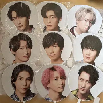 SnowMan 라이브 2022 부채 9개 세트