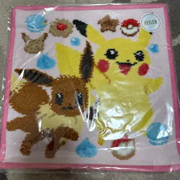 페이러 [ 추첨 ] 포켓몬 해피 스위츠 피카츄&이브이 손수건