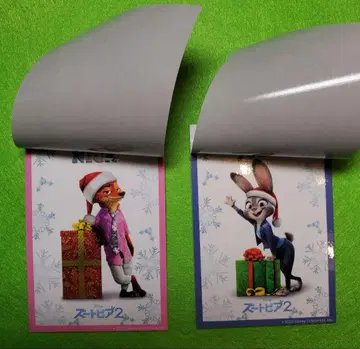 주토피아2 크리스마스 캐릭터 카드(주디, 닉)