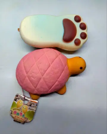 스퀴즈 카멜론빵 택 포함 발바닥 고양이 하라주쿠 저반발