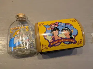 90년대 앨리스 캔디 항아리 알라딘 캔디 통 레트로