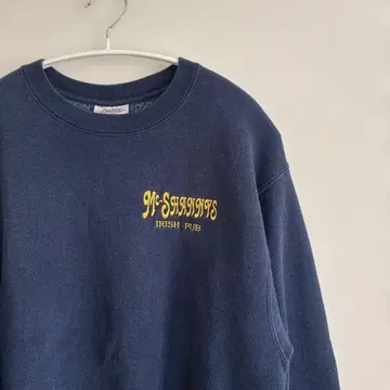 구제 의류 PLUMA 맨투맨 스토너 네이비 M 속기모 남성용 남녀