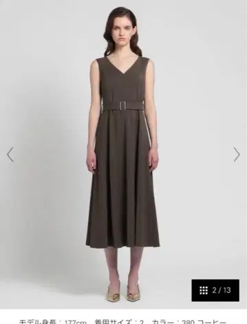 Theory 원피스 CRISP TWILL VNK VOLUME DR