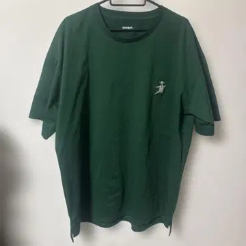 graniph 라무초프 자수 T셔츠 다크 그린