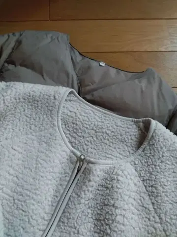 무인양품 다운&보아 코트