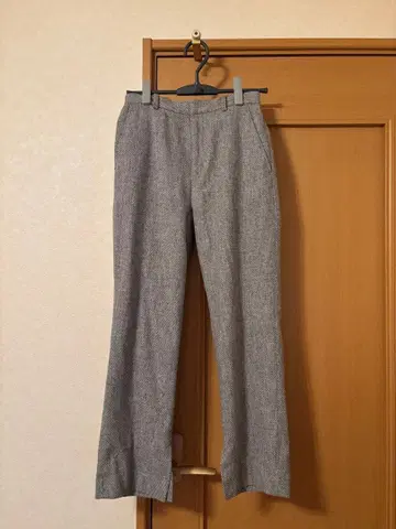 IENA Sustaina 트위드 스트레이트 팬츠