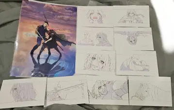 끝없는 스칼렛 클리어 파일 & 엽서 세트