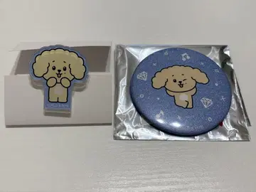 mimiteen 카페 도어 도겸 캔뱃지 아크릴 클립