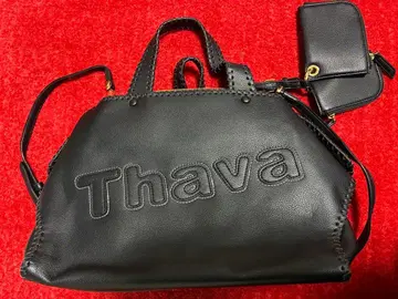 사마타바 토트 숄더백&미니 파우치 포함 블랙 중고