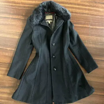 BANANA REPUBLIC 블랙 롱 코트 XS