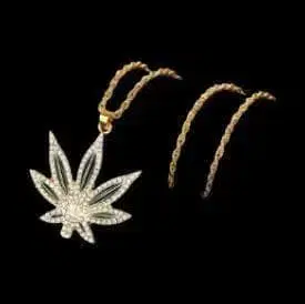 [ AR004 ] 목걸이 남성용 골드 액세서리 여성용 리프