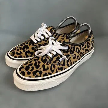 VANS 오센틱 44DX 25 레오파드 무늬 아나하임