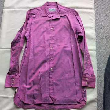 [ 미사용 ] PINK 핑크 드레스 셔츠