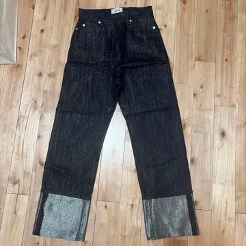 SERGE 스트레이트 데님 라메