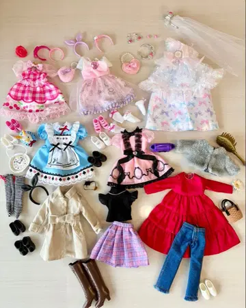 리카짱 인형용 의상과 액세서리 세트