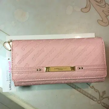 핑크 우먼 스포츠 핑크 장지갑