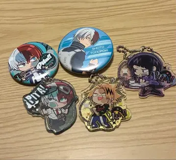 연말까지. 나의 히어로 아카데미아 캔뱃지 키링 세트