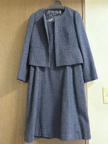 13호 세레모니 수트 트위드 다크 네이비 라메 믹스