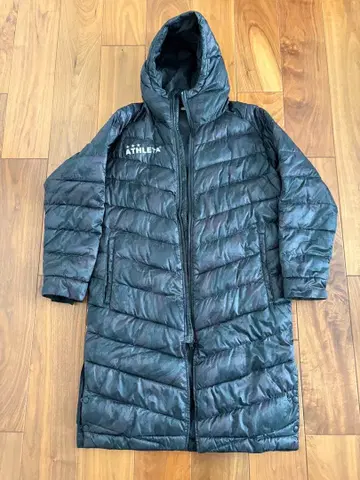 ATHLETA 블랙 다운 코트 M