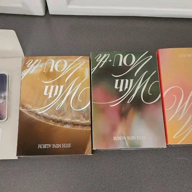 블랙핑크 With YOU-th 앨범 3개 + 쯔위 키링