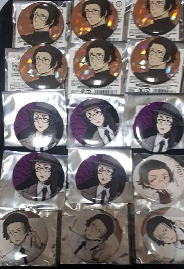 문호 스트레이독스 사카구치 안고 캔뱃지 마루이 출장 8주년