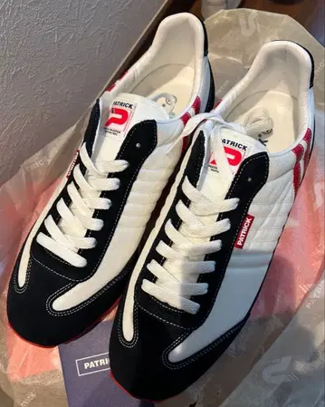 라스트 1 최종 가격 새상품 미사용 패트릭 스니커즈 마라톤 44 사이즈
