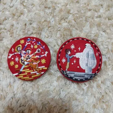 디즈니 자수 캔뱃지 베이맥스 리멤버 미