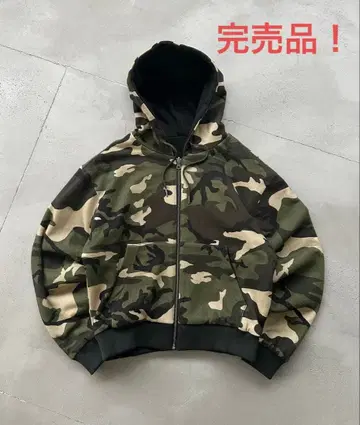 kutir 리버서블 카모플라쥬 집업 후드티