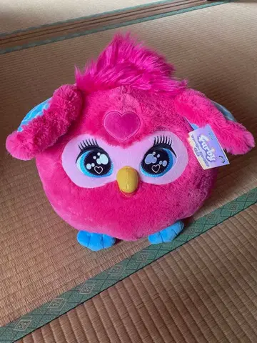 푹신푹신한 핑크색 패비 봉제 인형