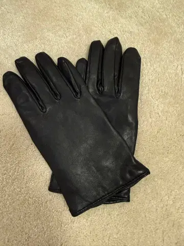 DENTS 가죽 장갑 블랙