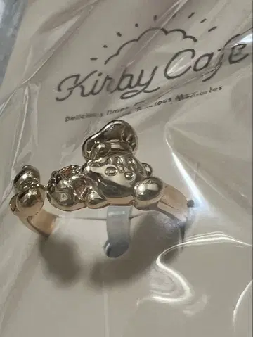 커비 카페 반지 사과 나르기 반지 액세서리