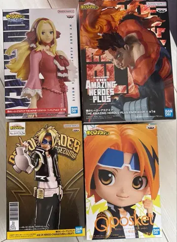 나의 히어로 아카데미아 피규어 세트 4점