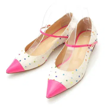 JENNIFER CHAMANDI 컬러풀 도트 플랫슈즈