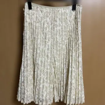 HIROKO KOSHINO 디자인 레이스 플리츠 스커트 11호